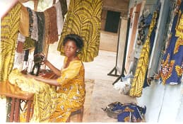 A beneficiary of our skill acquisition program for young women.